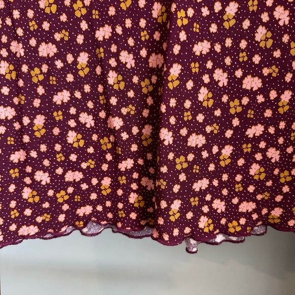 NWT Free People Floral Midi Skirt - Picture 6 of 12